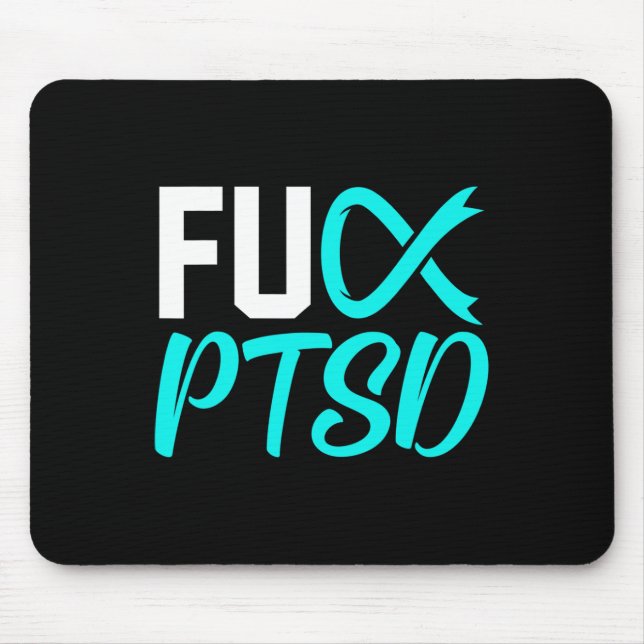 Mousepad Posto Ptsd Perturbação do stress traumático Ríbula (Frente)