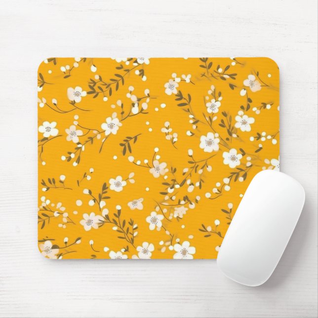 Mousepad Posy Impressão On Dourado (Com mouse)