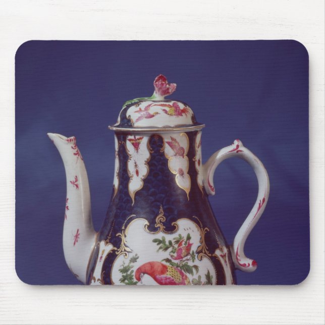 Mousepad Pote do café de Worcester, decorado com pássaros (Frente)
