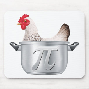 Mousepad pote pi da galinha - matemática engraçada