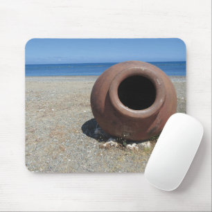 Mousepad Pote tradicional grego Terracotta na praia