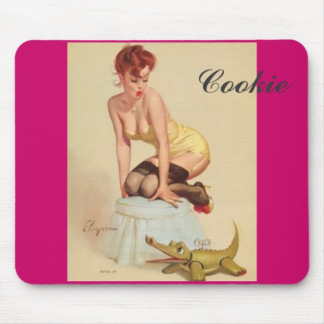 Mousepad Pousepad Pin-up de Cookie (Frente)