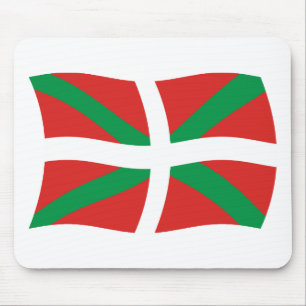 Mousepad Povos Bascos Bandeira Suporte de Mouse