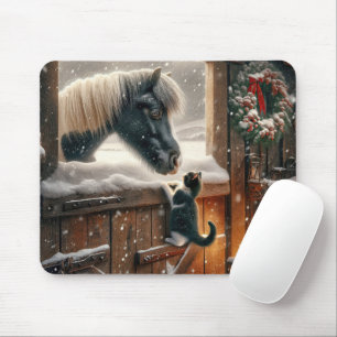 Mousepad Pôy e Kitten no Natal