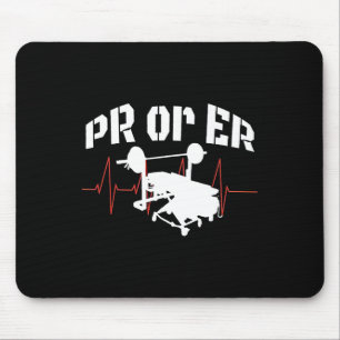 Mousepad Pr Ou Er Malhação De Elevação De Peso Gym 1