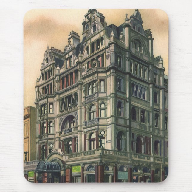 Mousepad Praça Leicester Hotel Queens Queens da Arquitetura (Frente)