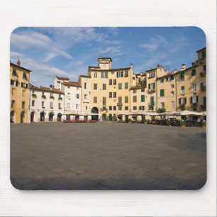 Mousepad Praça Piazza Anfiteatro em Lucca - Toscana, Itál
