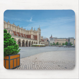 Mousepad Praça principal na cidade antiga de Cracóvia, Polô