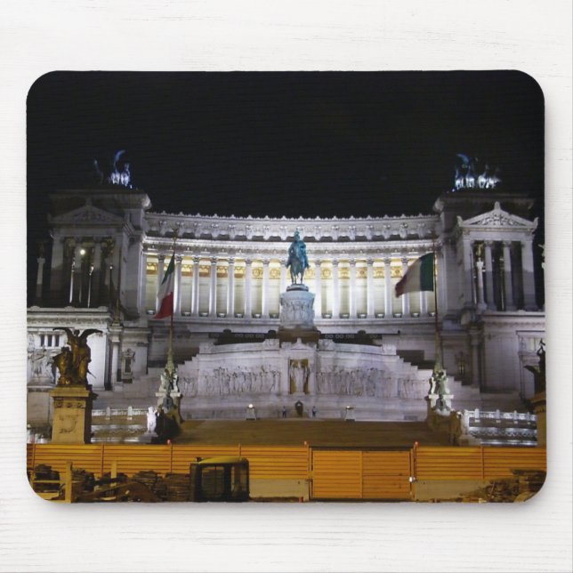 Mousepad Praça Venezia na noite (Frente)