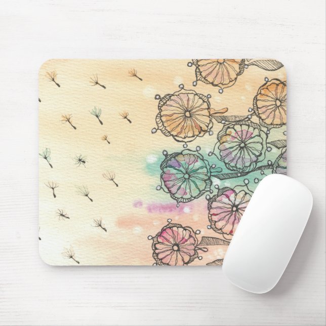 Mousepad Prado de Dente-de-Leão Caprichoso (Com mouse)
