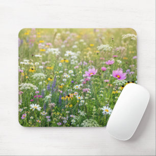 Mousepad Prado de Flores Silvestres de Verão