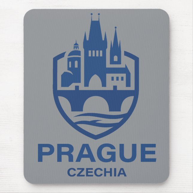 Mousepad Prague Czechia Europe (Frente)