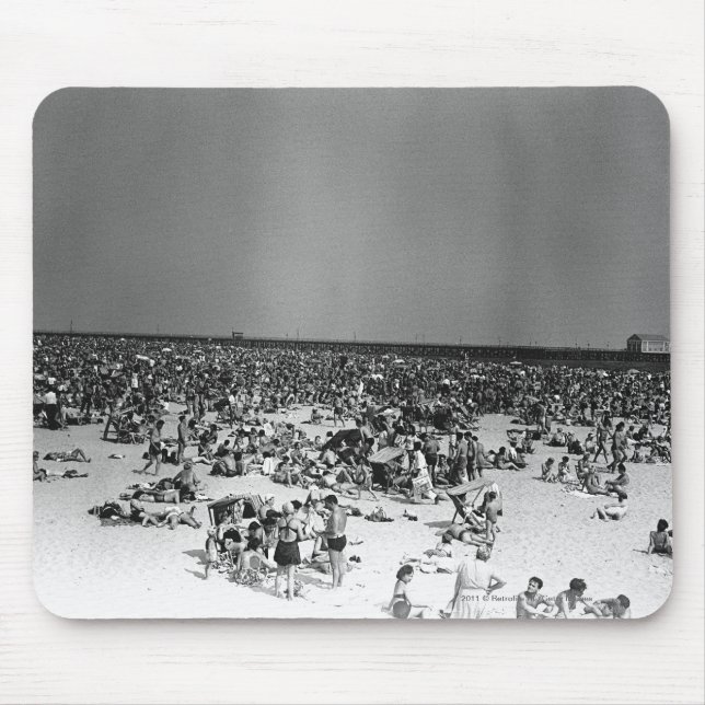 Mousepad Praia aglomerada (Frente)