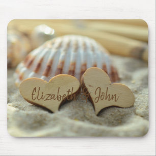 Mousepad Praia,Arei,a,Conchas,Bandeiras de Madeira - Person