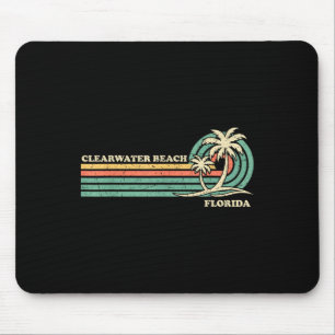 Mousepad Praia Clearwater Flórida Verão Vintage Férias em F