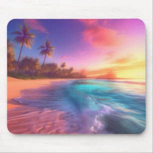 Mousepad Praia Colorida de Dreamy
