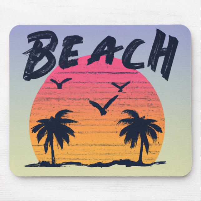 Mousepad Praia/costeiro/tropical/Havaí (Frente)