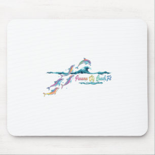 Mousepad Praia da Cidade do Panamá Flórida Amante de Golfin
