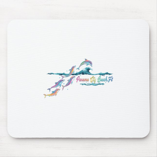 Mousepad Praia da Cidade do Panamá Flórida Amante de Golfin (Frente)