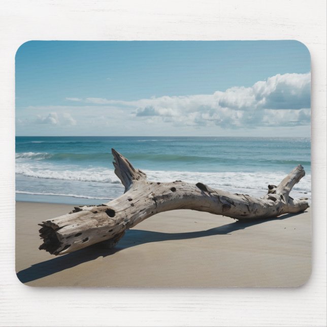 Mousepad Praia da Driftwood (Frente)