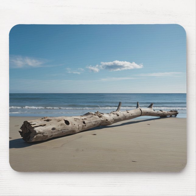 Mousepad Praia da Driftwood (Frente)