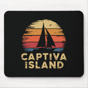 Mousepad Praia da Ilha Captiva Flórida Fl Surfe Pesca Va