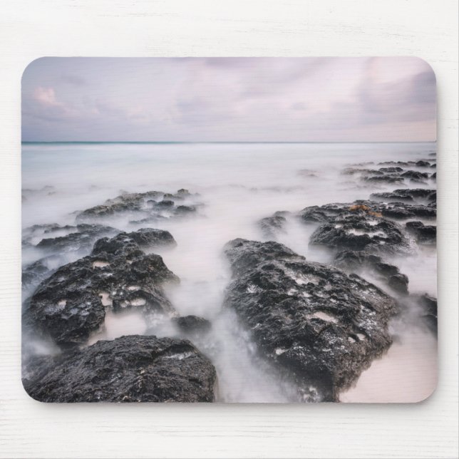 Mousepad Praia da lava de Tulum (Frente)