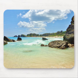 Mousepad praia das Bermudas, arte de fotografia costeira, p