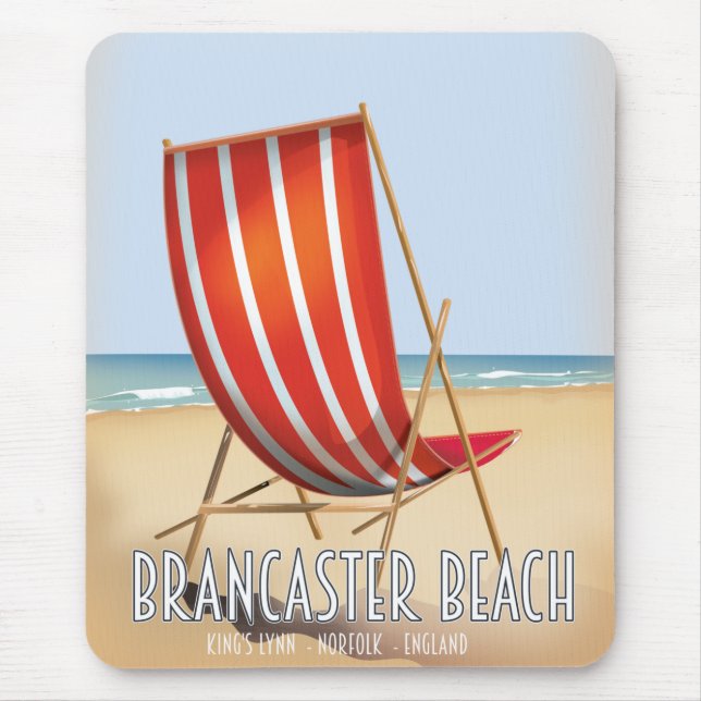 Mousepad Praia de Brancaster (Frente)