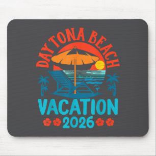 Mousepad Praia de Daytona Flórida 2026 Férias de Verão em F