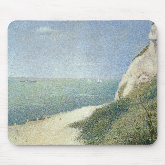 Mousepad Praia de Georges Pierre Seurat | em Bas Butin, (Frente)