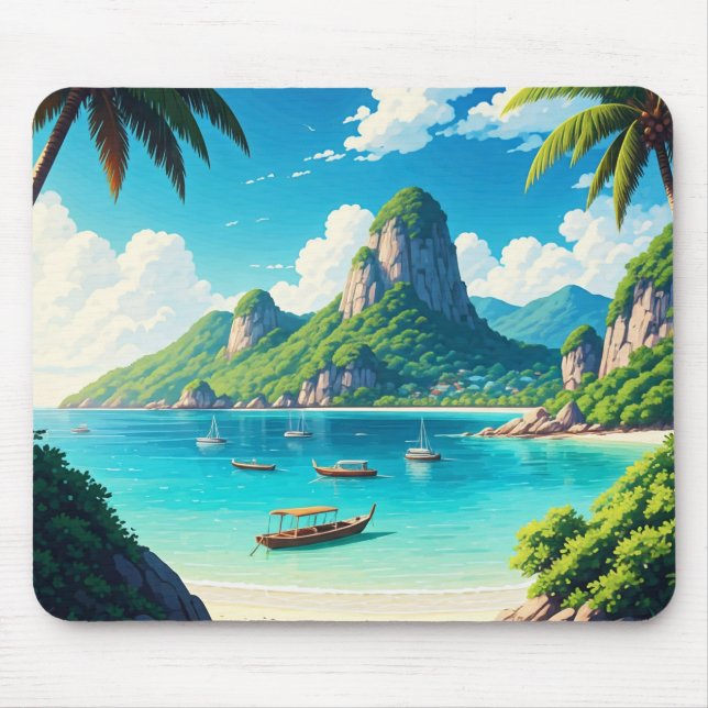 Mousepad praia de Ko Samui Tailândia (Frente)
