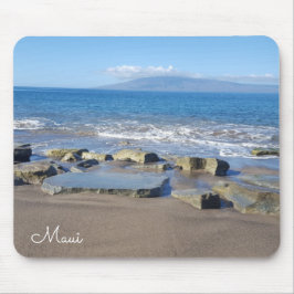 Mousepad Praia de Maui & tapete do rato das ondas