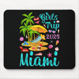 Mousepad Praia de Miami Flórida Férias de Verão Viagem das
