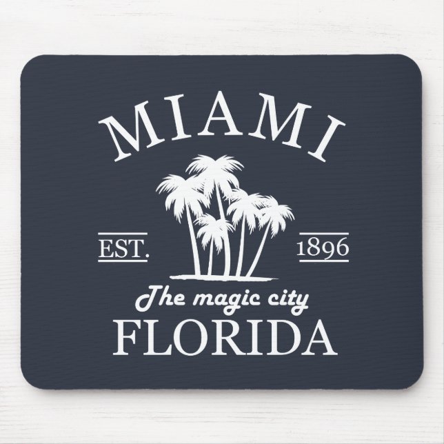 Mousepad praia de Miami, na Flórida (Frente)