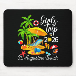 Mousepad Praia de St Augustine Flórida Arte de Verão