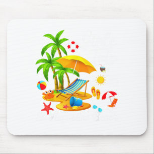 Mousepad praia de St. augustine florida verão tropical garo
