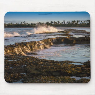 Mousepad Praia de Tabuba: Ondas de quebra nos recifes