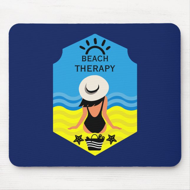 Mousepad Praia de Verão Essencial (Frente)