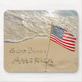 Mousepad Praia Deus Abençoe a América