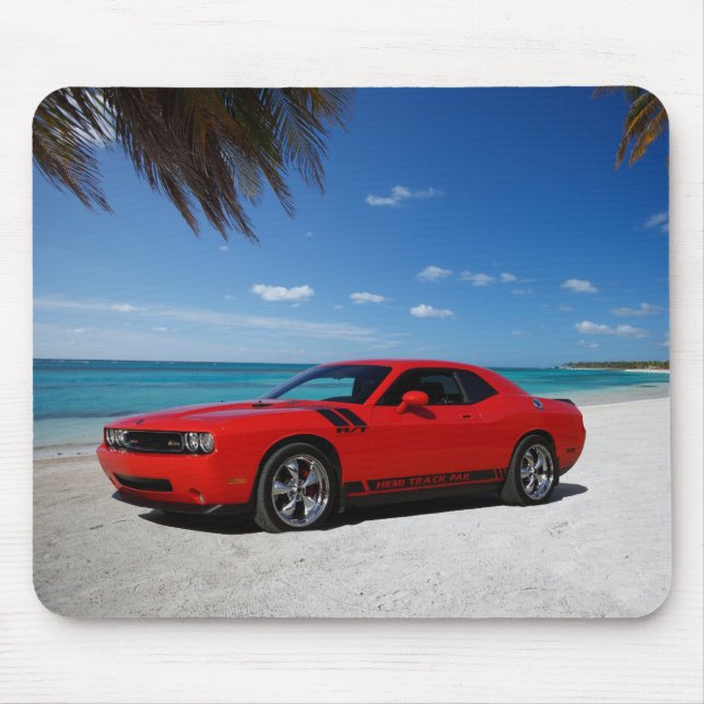 Mousepad Praia do desafiador de Dodge (Frente)