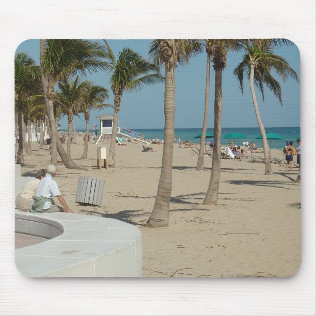 Mousepad Praia do Ft Lauderdale (Frente)