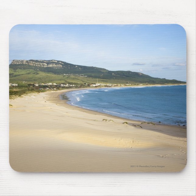 Mousepad Praia do litoral ao longo da costa Tarifa próximo (Frente)
