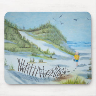 Mousepad praia e aquarela infantil