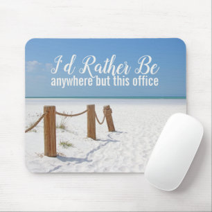 Mousepad Praia Eu Preferencialmente
