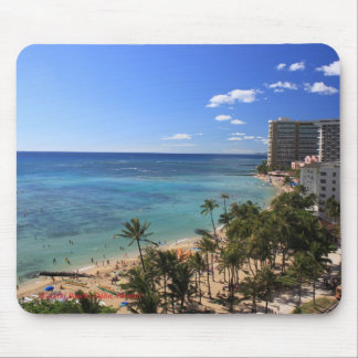 Mousepad Praia Havaí de Waikiki
