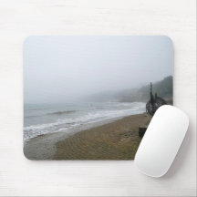 Praia nebulosa de Scarborough