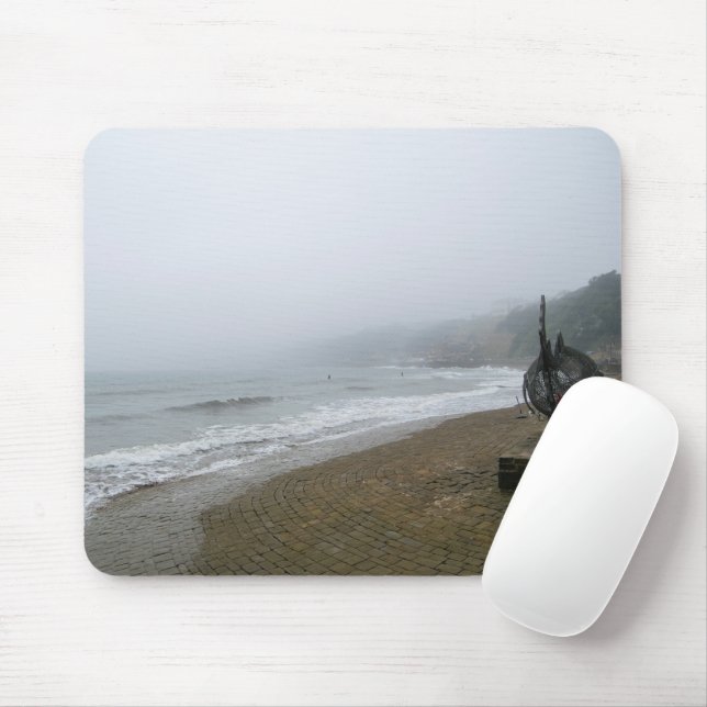 Mousepad Praia nebulosa de Scarborough (Com mouse)