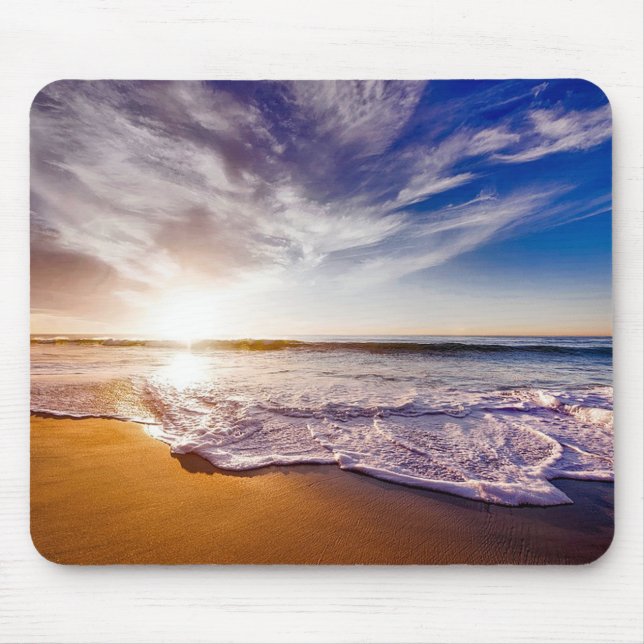 Mousepad Praia no Sunset (Frente)