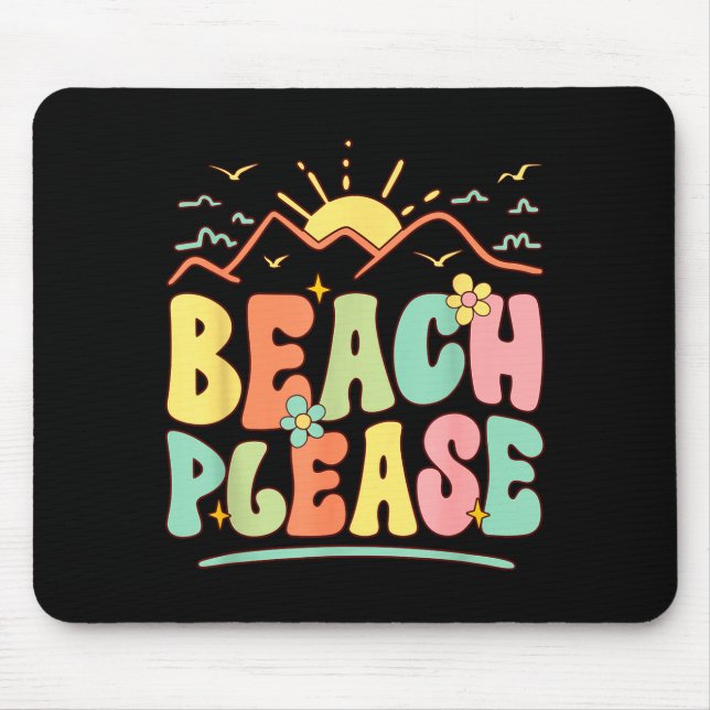 Mousepad Praia por favor  (Frente)